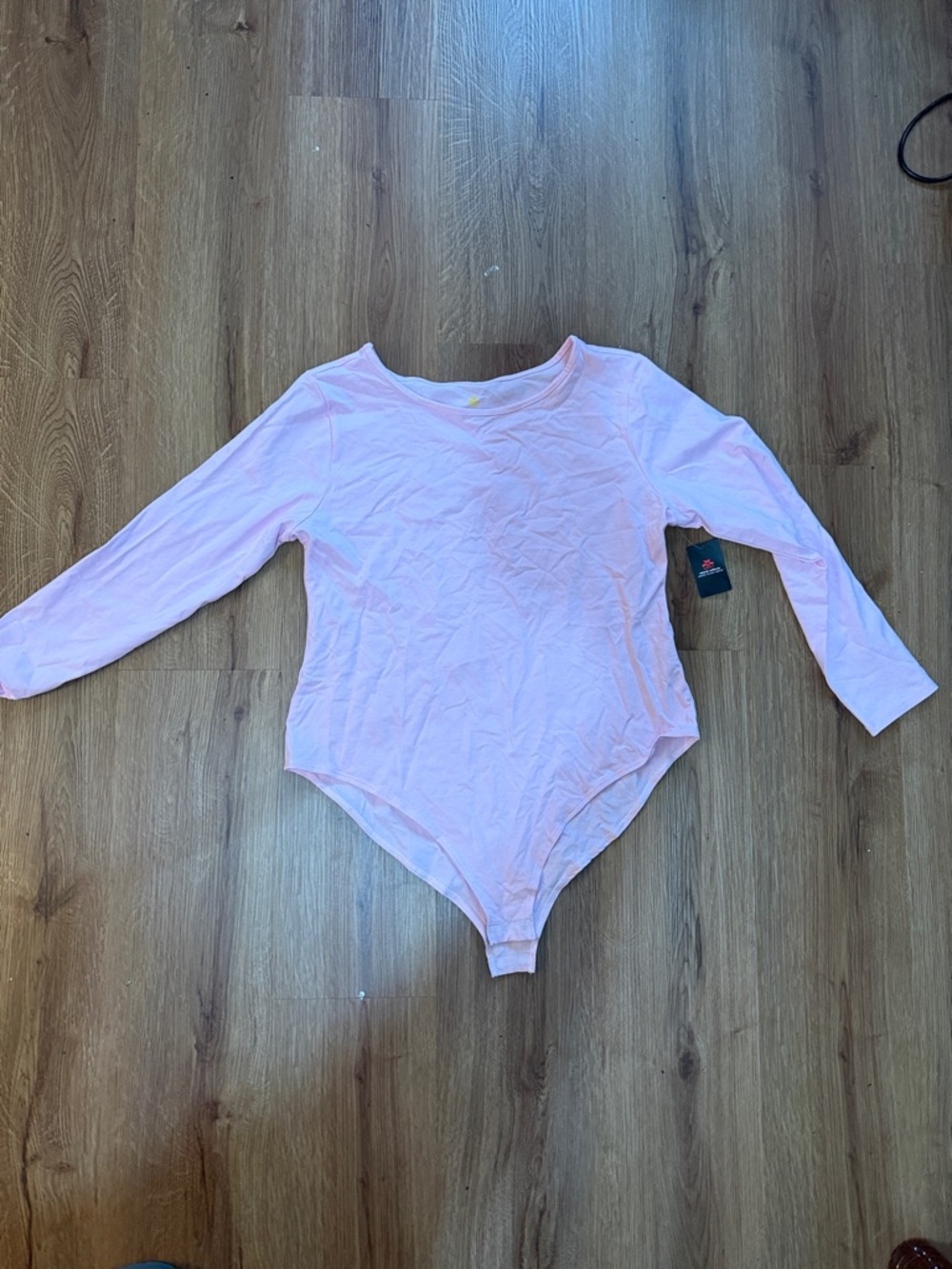 Long-Sleeve Light Pink Women’s Bodysuit